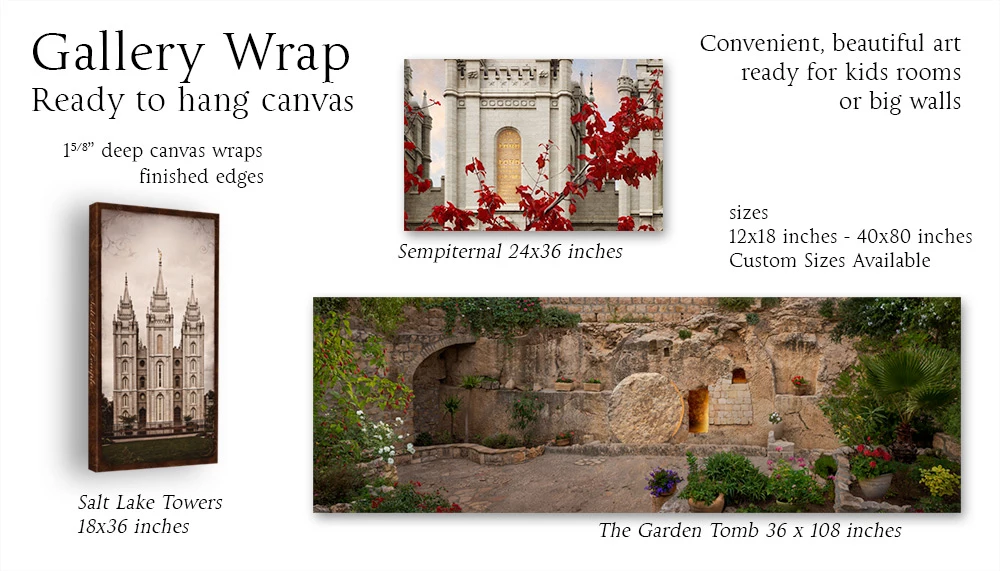 Gallery Wrap information page